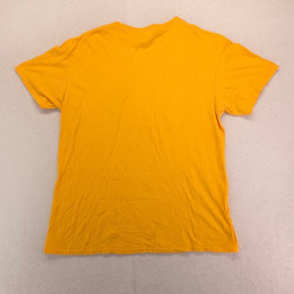 Pink Floyd Band Graphic Crew Neck T Shirt Adult Mens Size Medium M Yellow - Picture 9 of 9